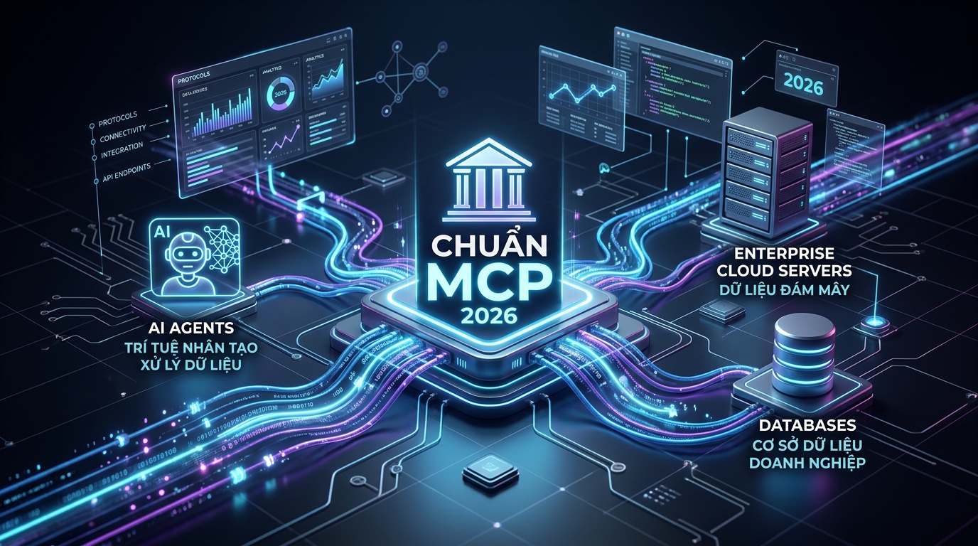 Model Context Protocol (MCP) 2026:  Cổng Kết Nối USB-C  Chuẩn Hóa Giao Tiếp AI Agent Và Chiến Lược Tích Hợp Cho Doanh Nghiệp