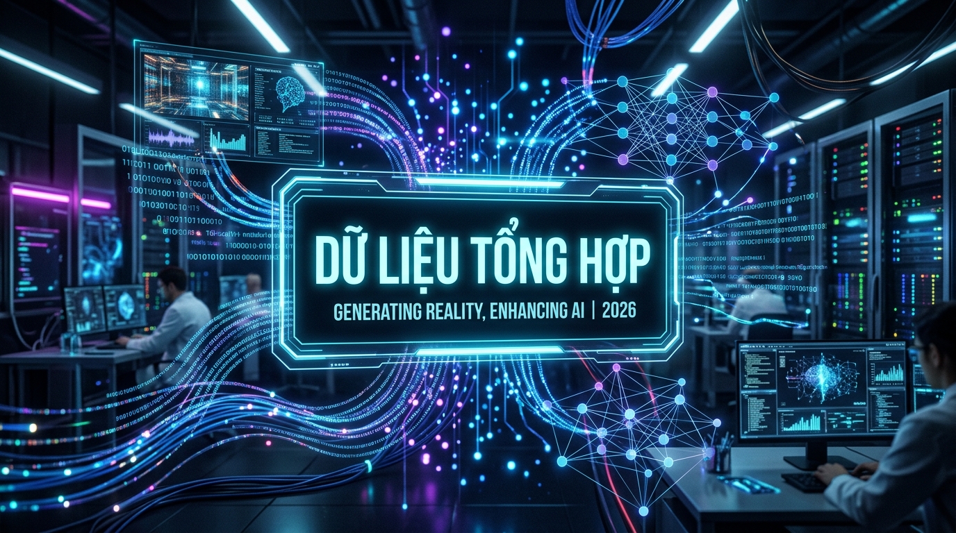 Dữ Liệu Tổng Hợp (Synthetic Data) 2026: Giải Pháp Phá Băng  Sa Mạc Dữ Liệu  Và Bảo Vệ Quyền Riêng Tư Cho Doanh Nghiệp