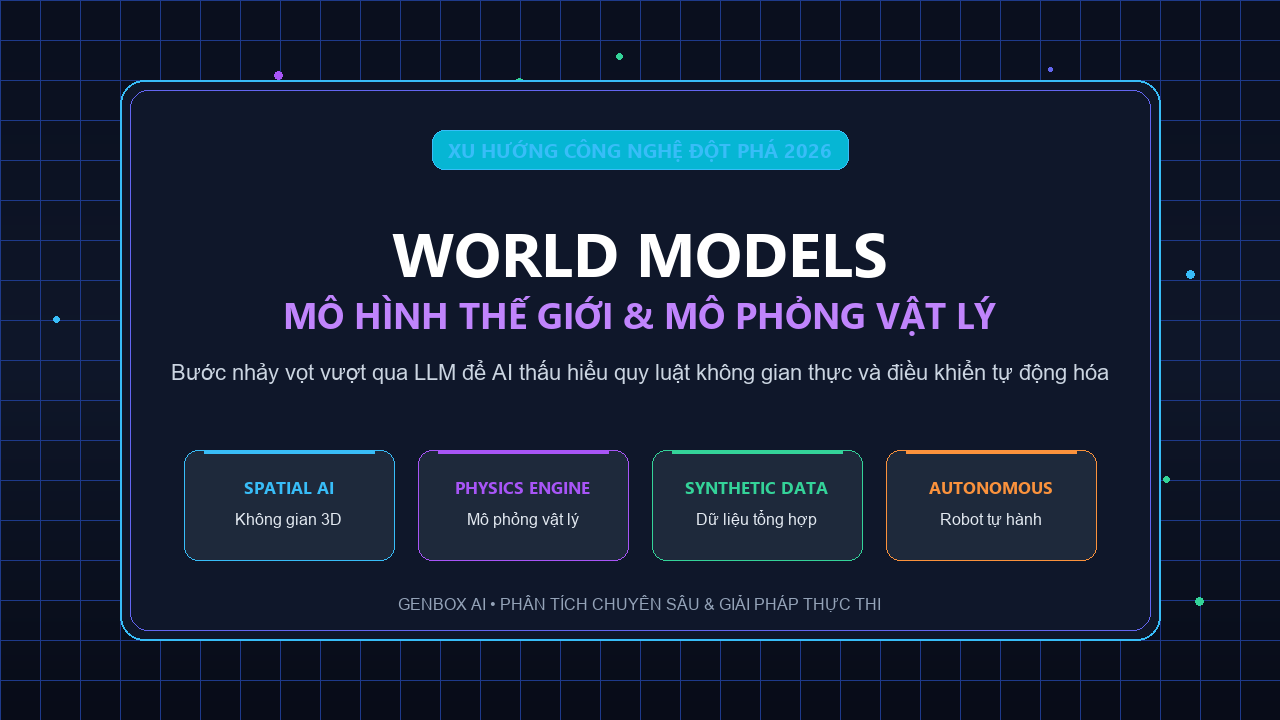 Kỷ Nguyên World Models 2026: Bước Nhảy Vọt Vượt Qua LLM Giúp AI Thấu Hiểu Quy Luật Vật Lý Và Định Hình Kỷ Nguyên Mô Phỏng